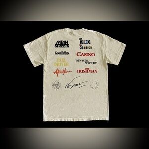 andafterthat Martin Scorsese (Beige Creme T-Shirt)